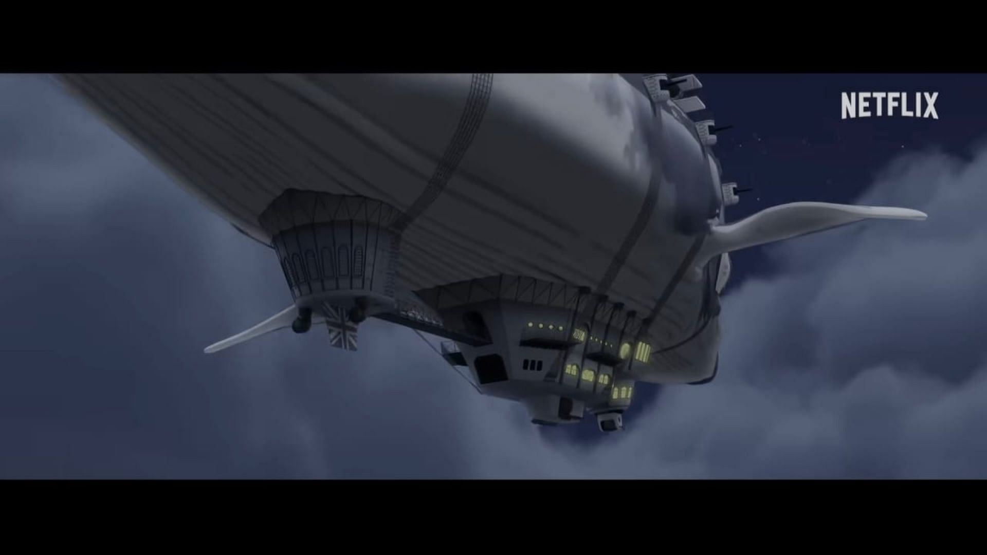 The bioengineered ship, as seen in the official teaser (Image via Netflix)